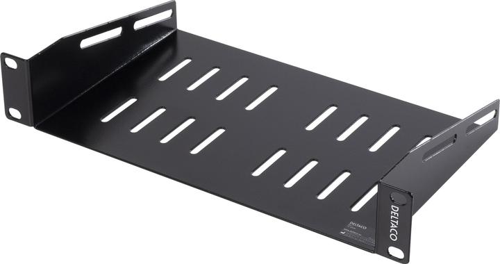 Immagine prodotto Deltaco 10-33HYL, Scaffale rack, nero, SPCC, 1U, 25,4 cm (10"), 250 mm