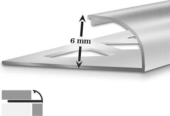 Actual product image Karat C-shaped tile profiles