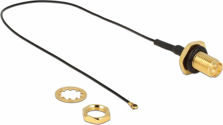 Image du produit Delock Câble d'antenne RP-SMA à MHF4, 20cm, protégé contre l'eau (4.90 dB, Câble d'antenne)