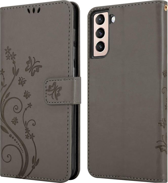 Actual product image Cadorabo Flower Book cover (Samsung Galaxy S21+)