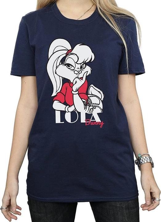 Image du produit Looney Tunes Femme/Les femmes - T-shirt classique Lola Bunny en coton, style boyfriend (S)