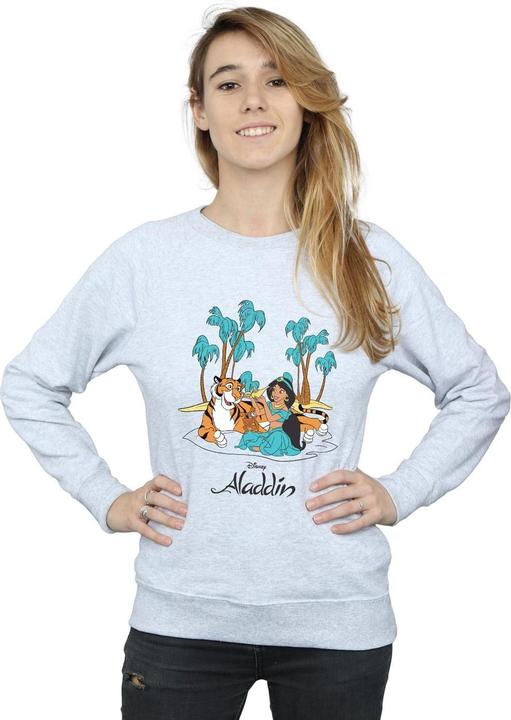 Immagine prodotto Disney Aladdin Jasmine Abu Rajah Beach Felpa Donna (L)