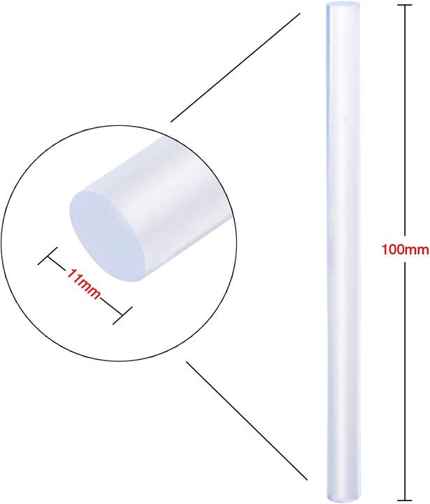 Actual product image Coolty 100 Stück Schmelzklebestifte