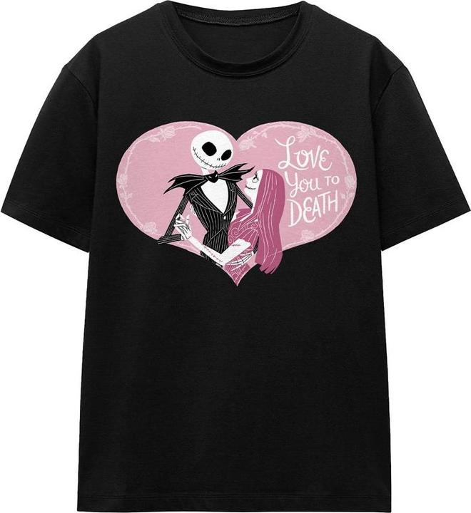 Immagine prodotto The Nightmare Before Christmas Love You To Death Maglietta San Valentino Adulto Unisex (M)