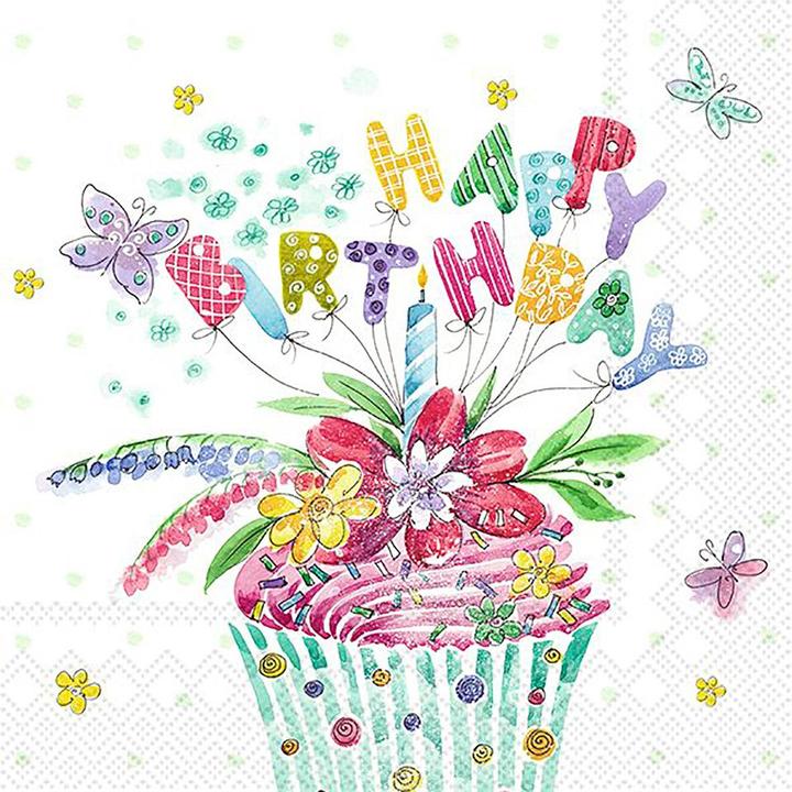 Produktbild IHR Birthday Cake (20 x, 33 x 33 cm)