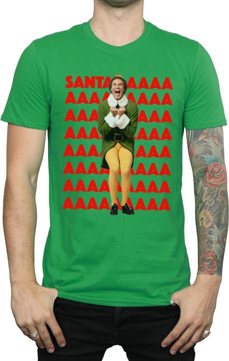 Produktbild Elf Buddy Santa Scream TShirt (S)