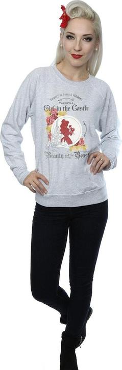 Actual product image Beauty And The Beast Womens/Ladies Girl In The Castle Sweatshirt (XXL)
