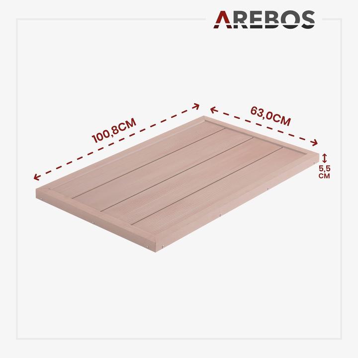 Actual product image Arebos Solar shower