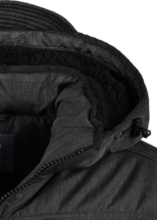 Actual product image Blend Boris Teddy Men's Winter Jacket Outdoor Jacket With Teddy Fleece With Hood (XXL)