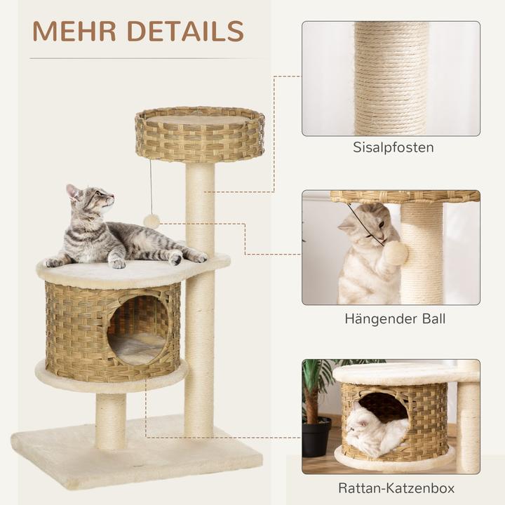 Immagine prodotto Jamb Graffiatoio (95 cm, Natura+Beige)