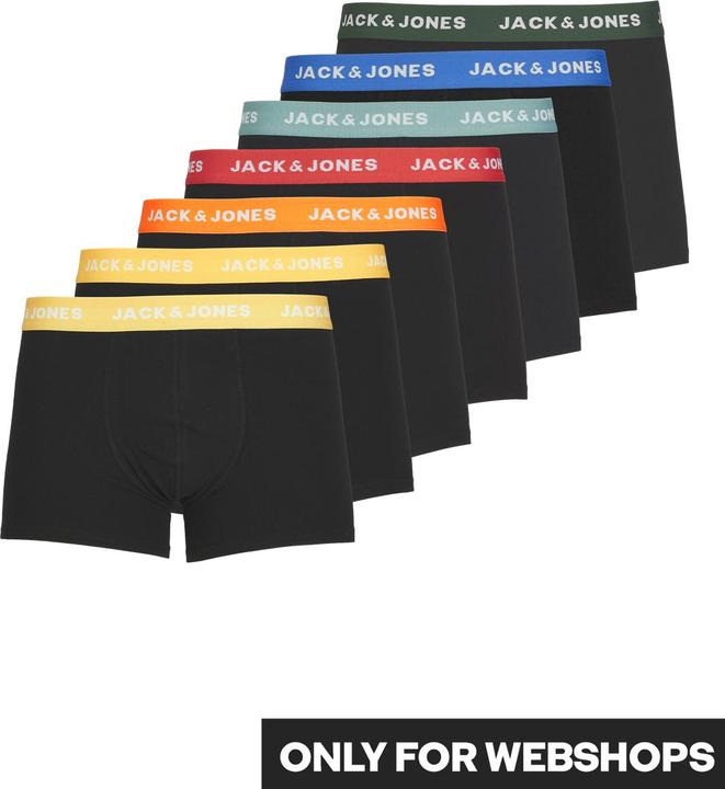 Image du produit Jack & Jones Jacvito Solid Trunks Pack Noos (XL, paquet de 7)