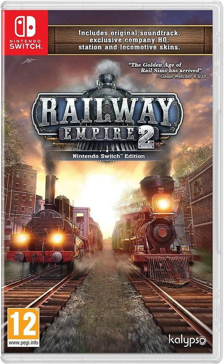 Actual product image Railway Empire 2 (Deluxe Edition) (Switch, Switch Lite, Switch OLED)