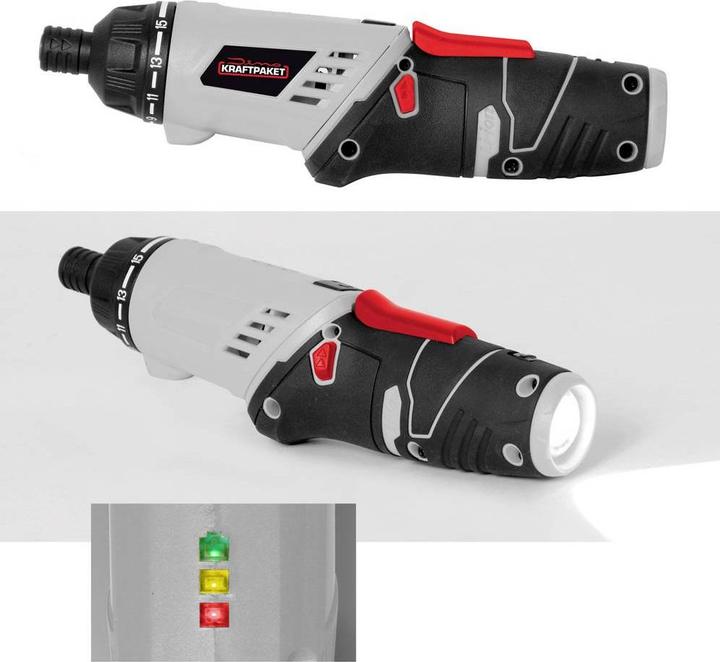 Produktbild Dino Mini-Akkuschrauber-Set Multiplex 3.6V 5Nm 41-tlg (Akkubetrieb)