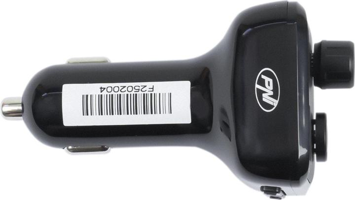 Actual product image PNI FM modulator Valentine F250 Bluetooth 5.0, MP3 player, FM transmitter, micro SD slot, dual