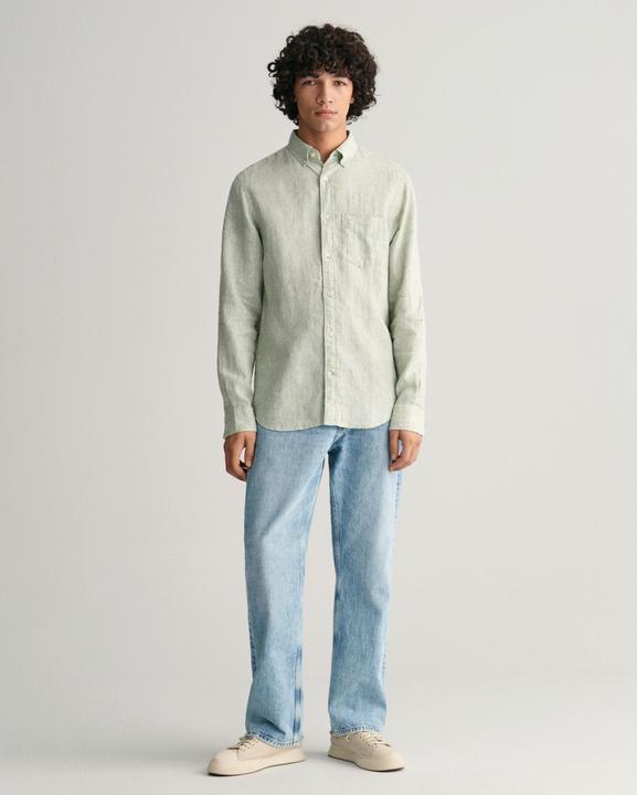 Actual product image GANT striped shirt reg linen (M)