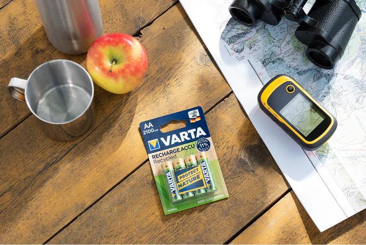Produktbild Varta Akku AA Recycled AA 2100mAh 2er-Pack (2 Stk., AA, 2100 mAh)