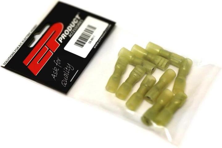 Produktbild EP Flachsteckhülse WP 6.3 x 0.8 mm, weiblich, Gelb, 10 Stk.