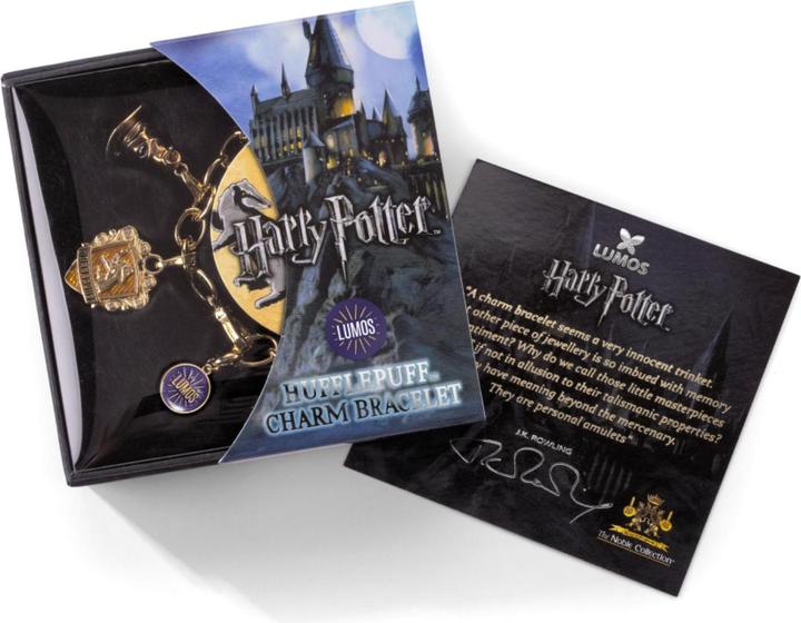 Actual product image Noble Collection Harry Potter - Braccialetto Talismano Lumos Tassorosso