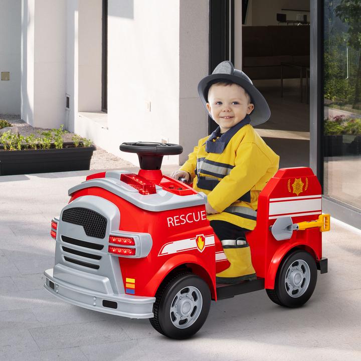 Produktbild Aiyaplay Kinder Elektroauto Kunststoff, Stahl Rot