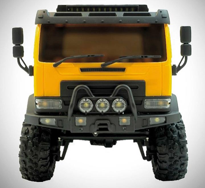 Actual product image Absima Hobby Plus RC CR-18P "Tow Truck ARKTOS 6x6" 1/18 yellow RTR