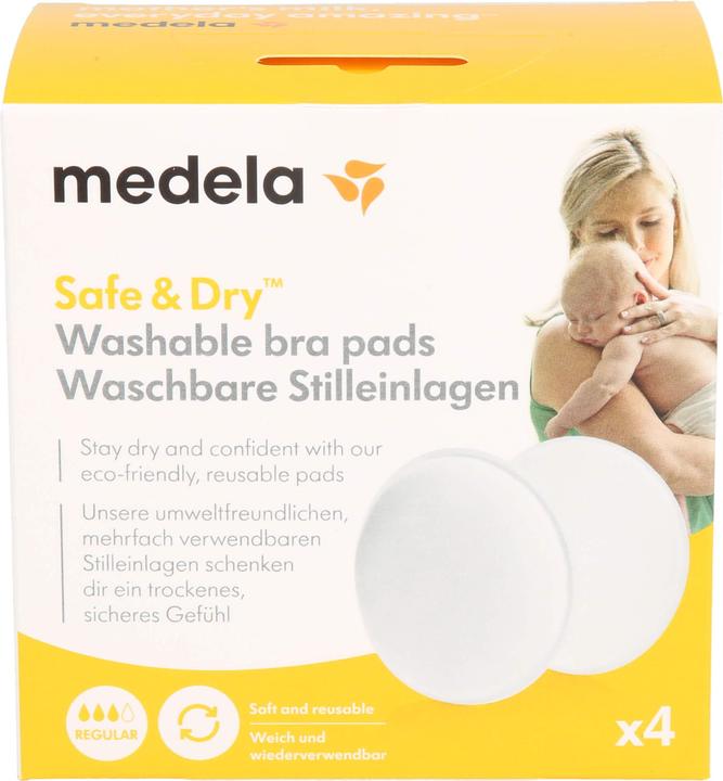 Produktbild Medela Waschbare Stilleinlagen (4 x)