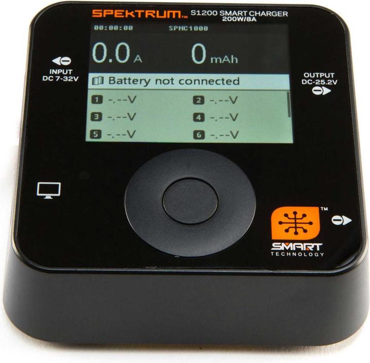 Produktbild Spektrum Ladegerät DC Smart S1200 DC Charger, 1x200W, iC3 Anschluss