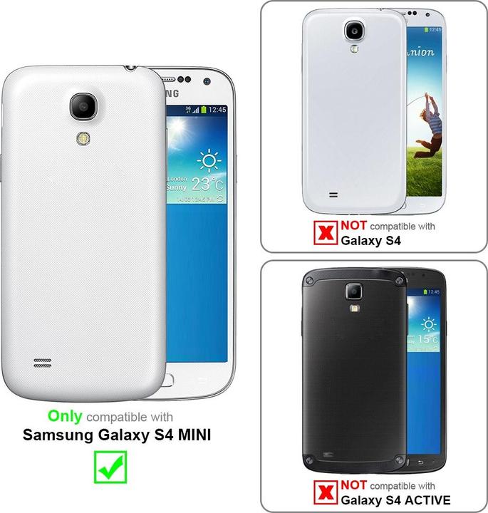 Actual product image Cadorabo Chain case for Samsung Galaxy S4 MINI necklace cover adjustable