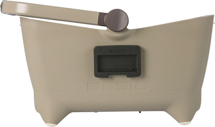 Actual product image Basil Buddy panier de vélo pour chien KF, 32L, brun biscotti (Dog, Washable)