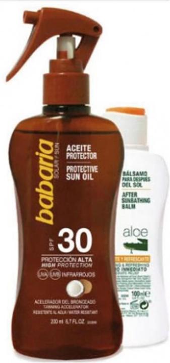 Babaria COCO ACEITE SPF20 200ML + ALOE VERA AFTER SUN 100ML (Spray, 300 ml)