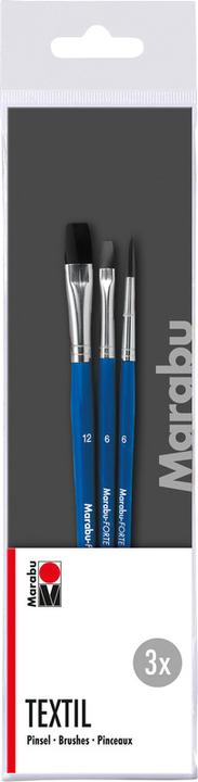 Immagine prodotto Marabu Set di spazzole tessili (60 mm)