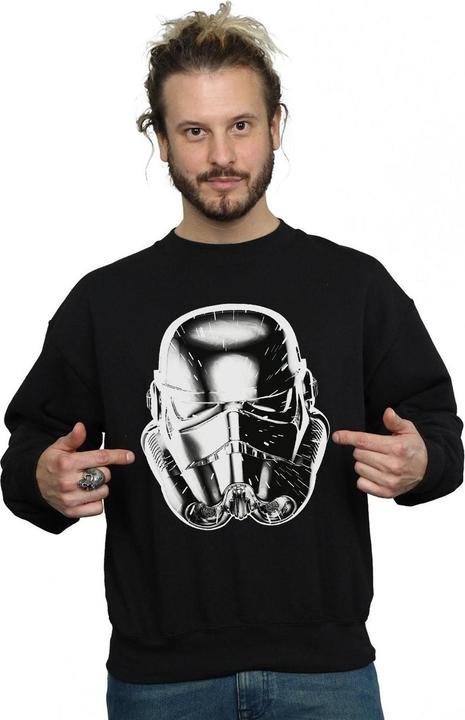 Produktbild Star Wars Stormtrooper Warp Speed Helmet Sweatshirt (XXL)