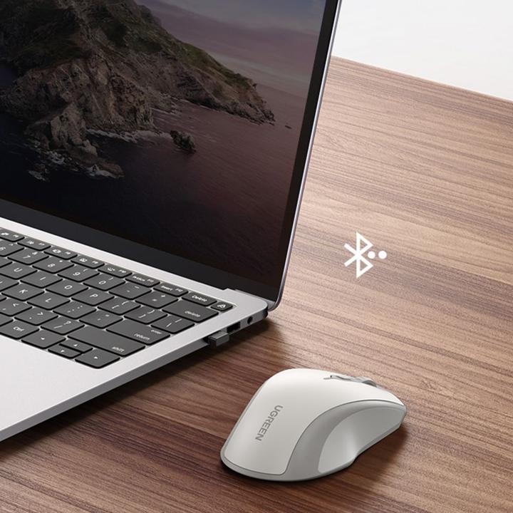 Produktbild Ugreen Wireless mouse MU101 2.4G (White) (Kabellos)