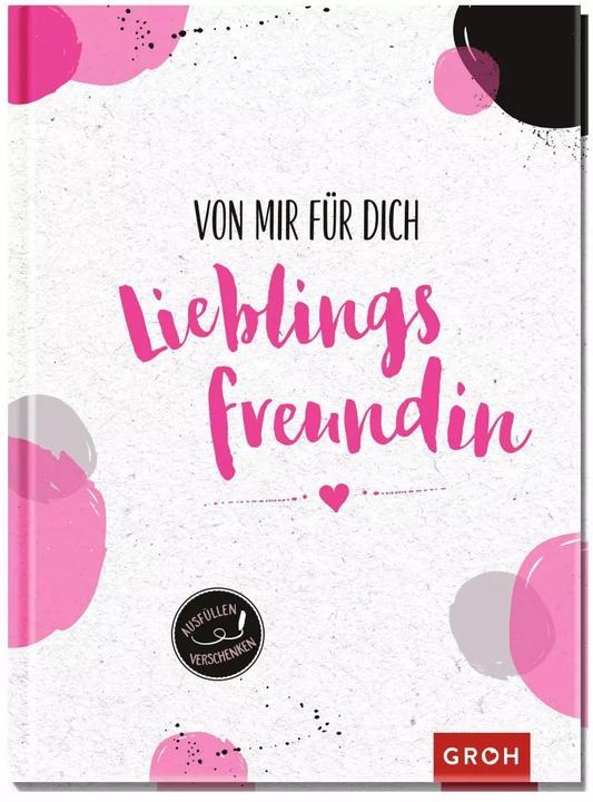 Immagine prodotto Von mir für dich, Lieblingsfreundin (Tedesco, Casa editrice Groh, 2020)