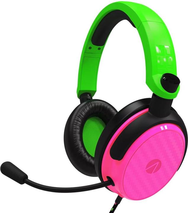 Stealth C6-100 Gaming Headset -Green/Pnk