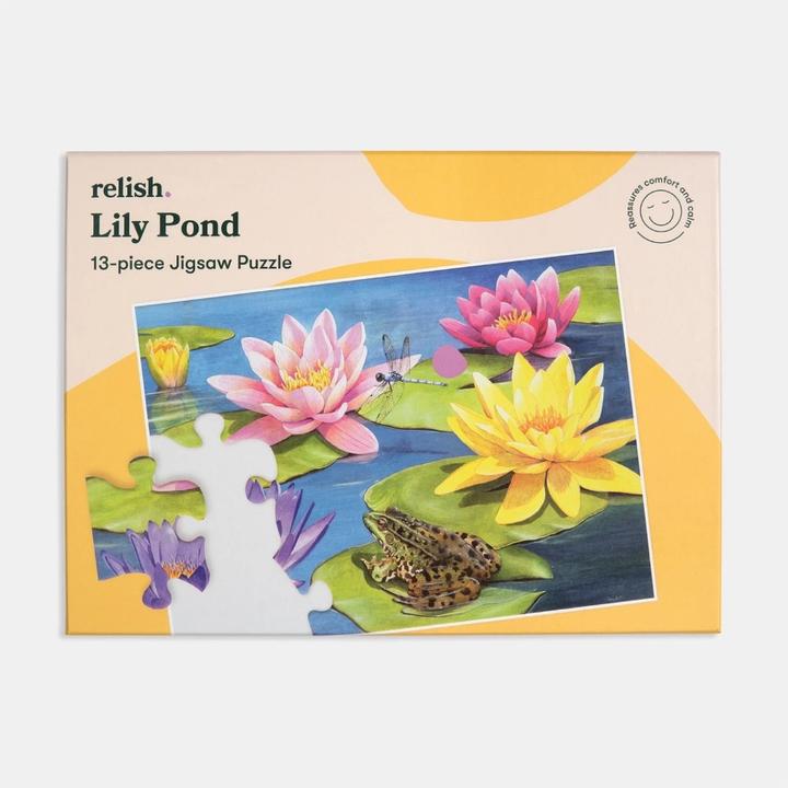 Relish Puzzle 13 pièces 'Lily Pond'