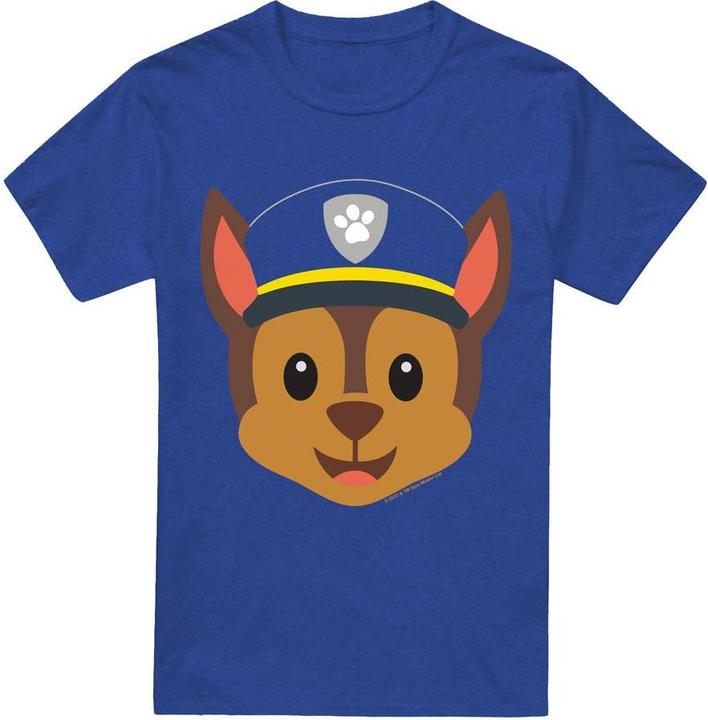 Actual product image Paw Patrol Unisex Adult Chase Emoji T-Shirt (XXL)