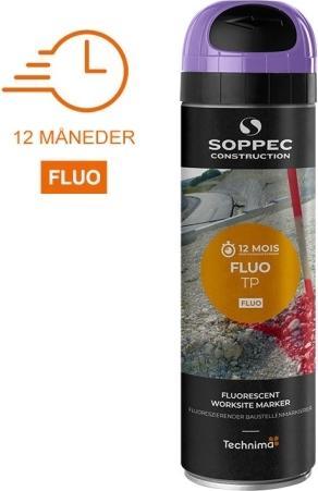 Immagine prodotto Soppec Spray marcatore Fluo TP, fluorescente, 500 ml, viola (Viola neon, 0.50 l)
