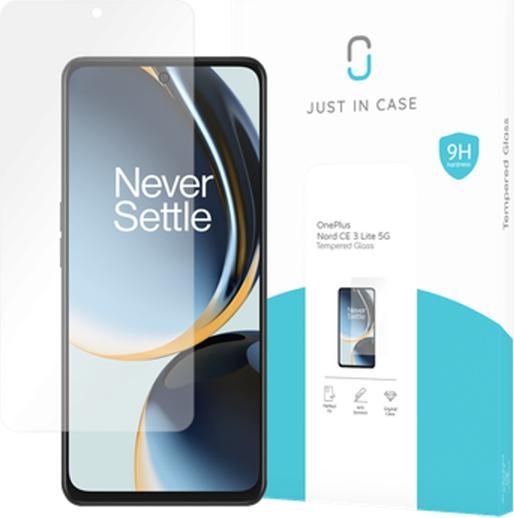 Produktbild Just in Case GehÃ¤rtetes Glas Clear Displayschutzfolie OnePlus Nord Ce 3 Lite 5G (1 Stück, Oppo Find X3 Lite 5G)