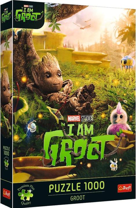 Actual product image Trefl Puzzle Premium Plus 1000 - Marvel Groot (1000 pieces)
