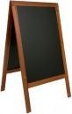 Image du produit Securit Panneau de trottoir WOODY, avec surface en craie, acajou