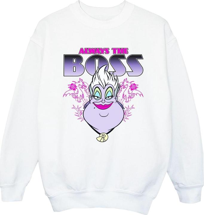Actual product image Disney Girls The Little Mermaid Ursula Mum Is The Boss Sweatshirt (116)
