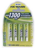 Produktbild Ansmann Batterie AA-Typ - NiMH - (wiederaufladbar) (12 Stk., AA, 1300 mAh)