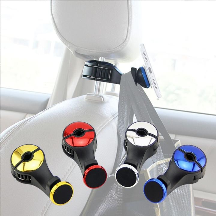 Actual product image König Design Car Headrest Phone Holder Mount Hook Rear Seat Universal Mobile Holder
