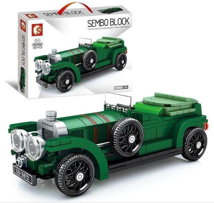 Actual product image Sembo 607406 - Classic Car vintage car green