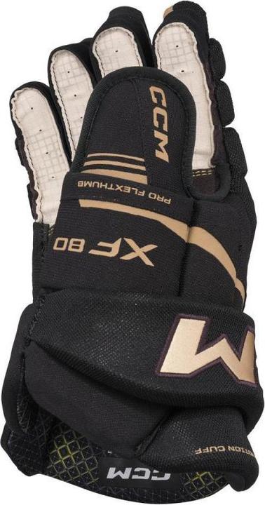 Produktbild CCM Tacks XF80 JR Hockeyhandschuhe (12"/30 cm, Schwarz/Orange) (10)