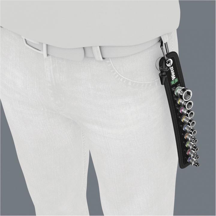 Produktbild Wera Belt A 1 Zyklop Steckschlüsseleinsatz-Satz (13 mm, 5 mm, 8 mm, 7 mm, 4 mm, 11 mm, 12 mm, 10  mm, 9 mm, 6 mm)