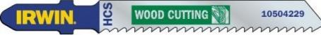 Actual product image Irwin T244D Jigsaw blade 83 mm 12 TPI, 5 pieces standard narrow contour for wood, T-shaft, 10504227