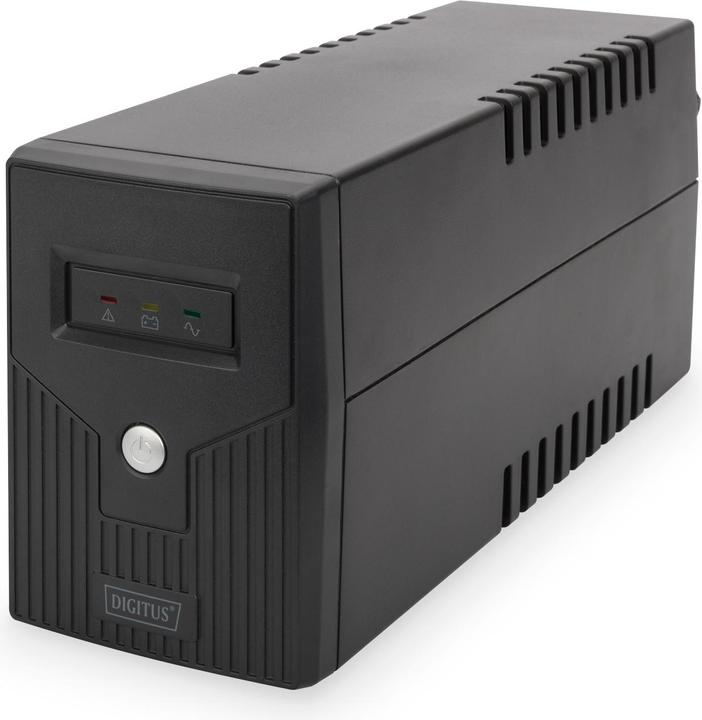 Digitus Line Interactive USV 600VA/360W schwarz 2xSchuko 2xRJ11 AVR H279xB101xT142 mm (600 VA, 360 W, Line-Interaktiv USV)