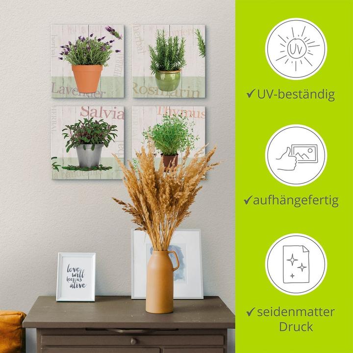 Actual product image Artland Lavender, rosemary, sage, thyme J6QA (20 x 20 cm)