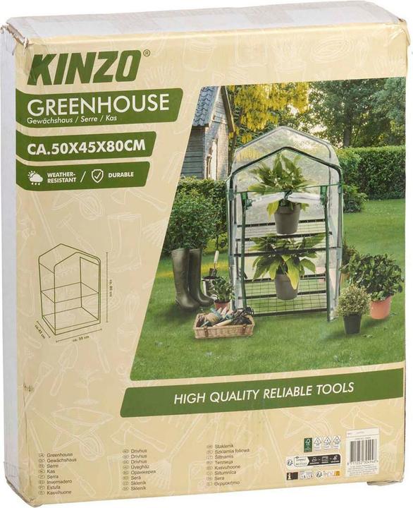 Actual product image Kinzo Greenhouse 50x45x80cm ST